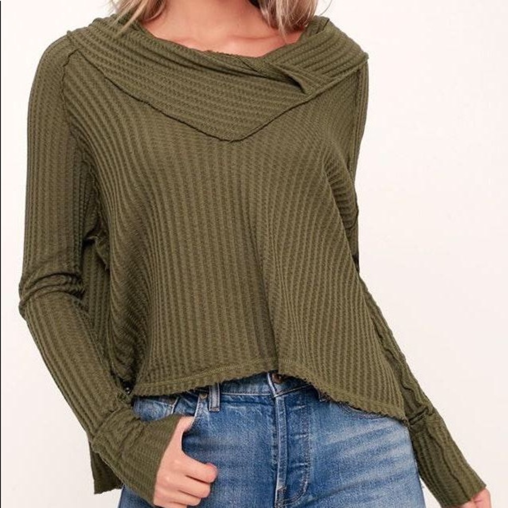 💎2 FOR $30 Free People Army Green Sweater